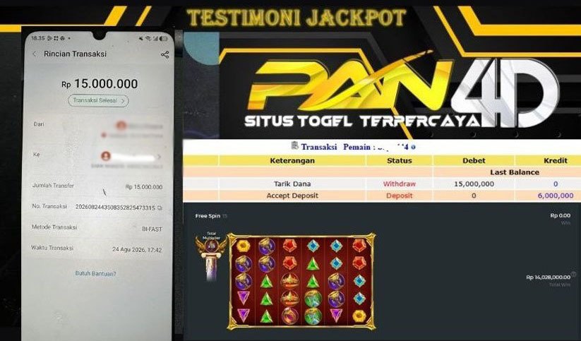 JACKPOT SLOT Gates of Olympus Rp15.000.000- LUNAS