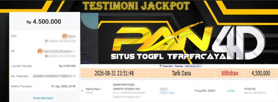 JACKPOT SLOT MAHJONG WAYS 2 DENGAN TOTAL KEMENANGAN Rp4.500.000 LUNAS